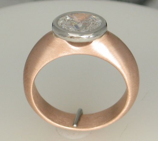 Creating a Two Tone Engagement Ring