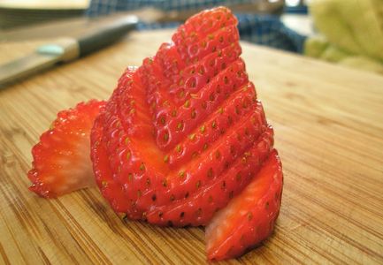 Garnishes: Strawberry, Chantilly Cream and Mint