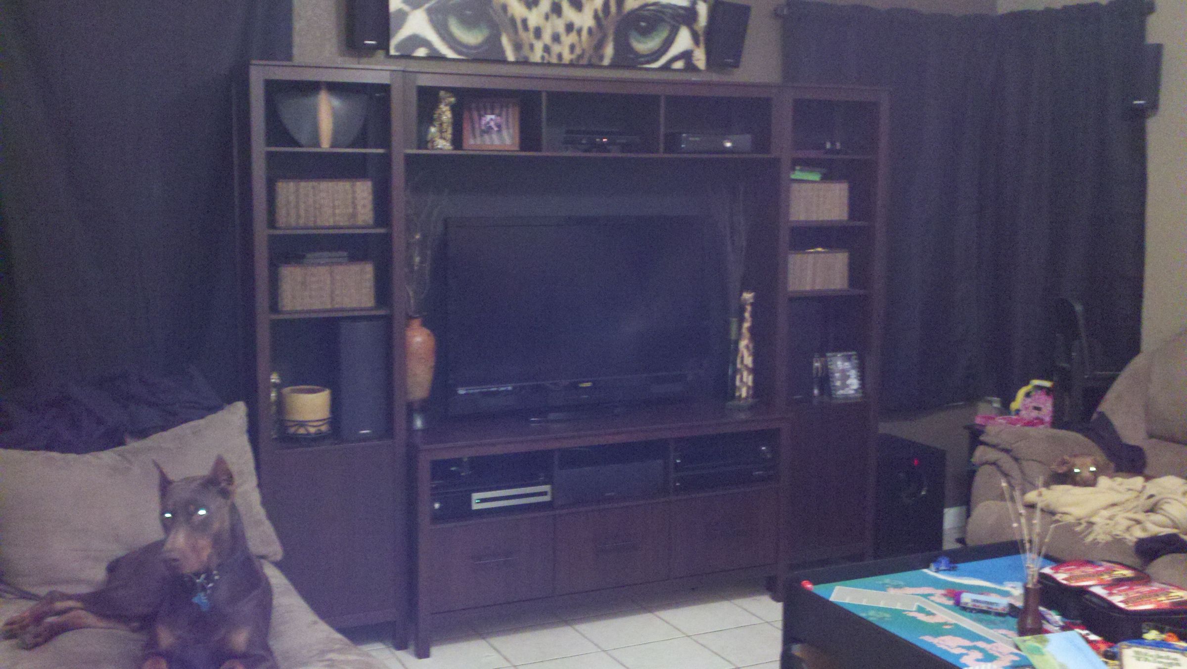 Custom Entertainment Center From Scratch (Only $350)