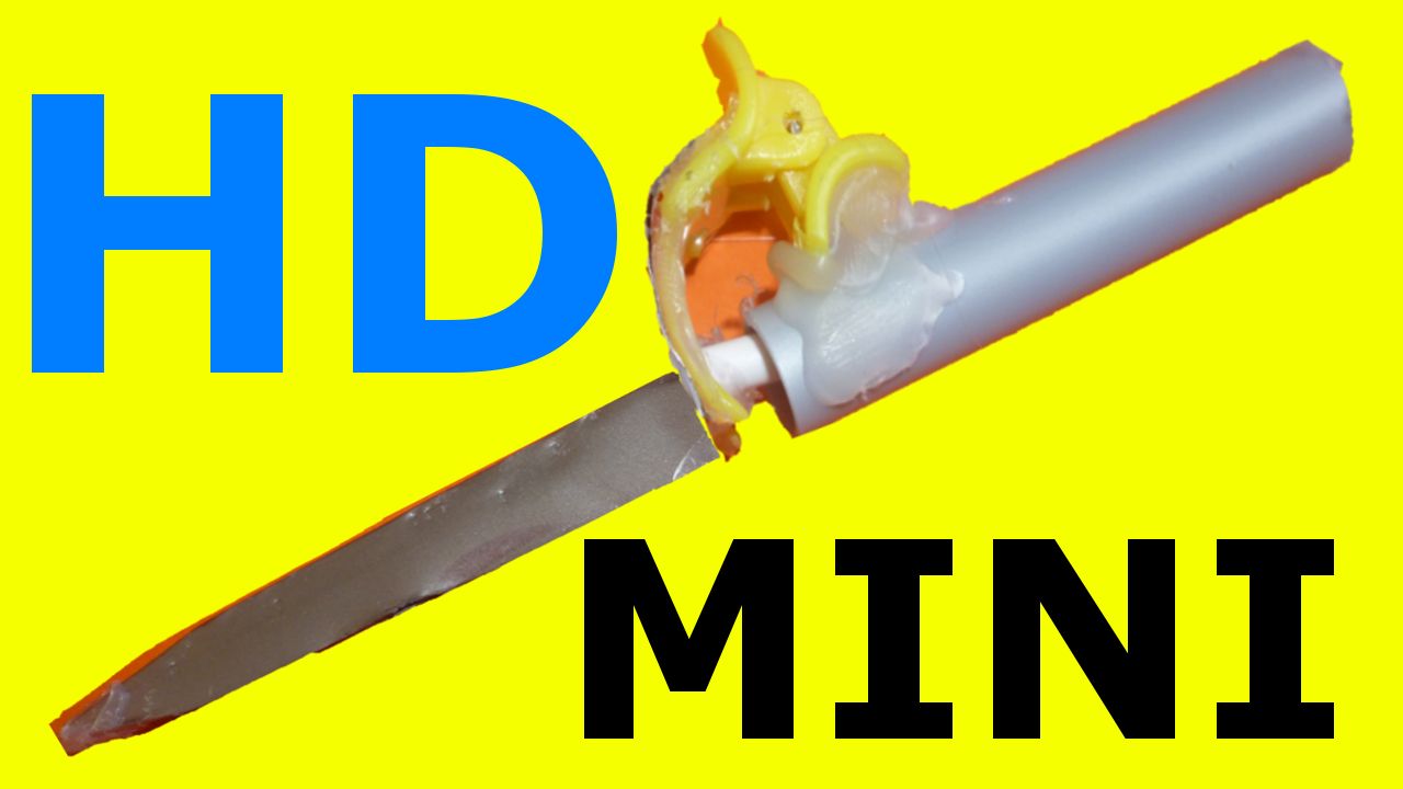 How To Make A Ballistic Knife Mini with a Pen