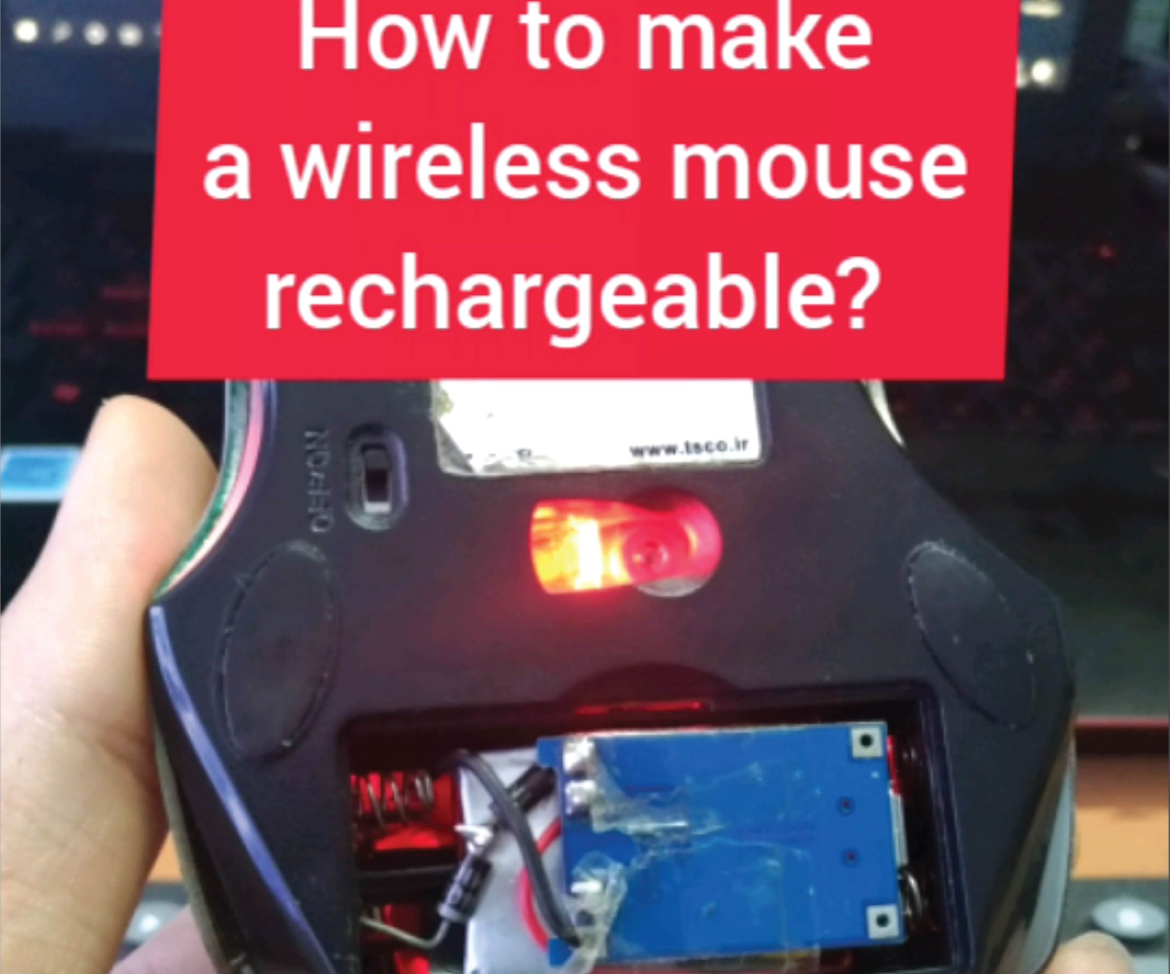 Rechargeable Wireless Mouse