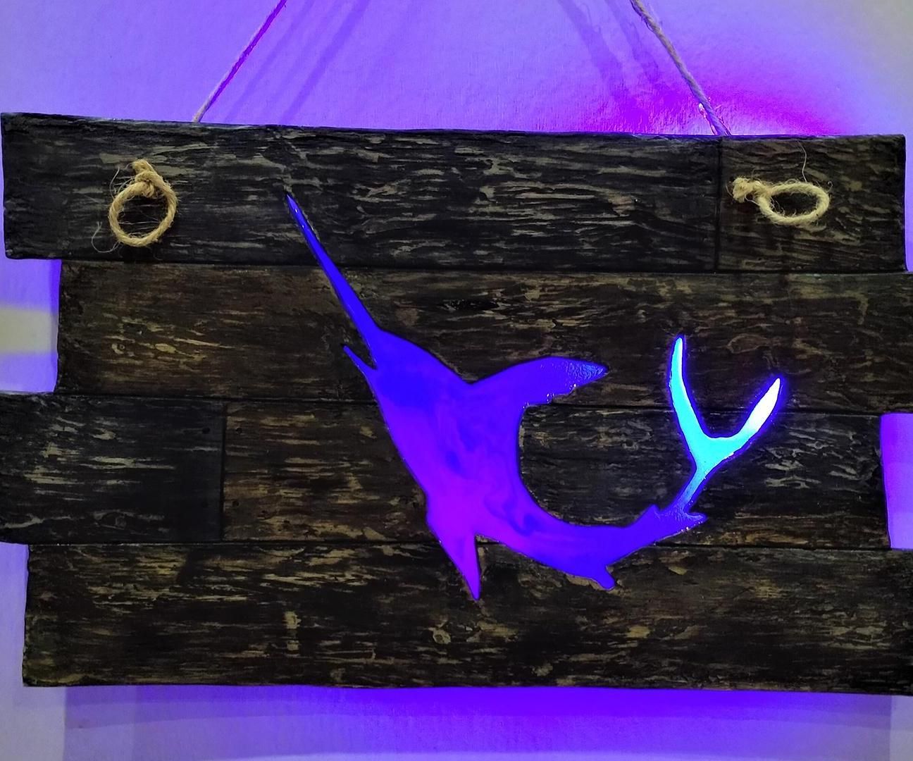 How to Make Resin Marlin Fish | Steller Art Work | Pallet Wall Art Project 