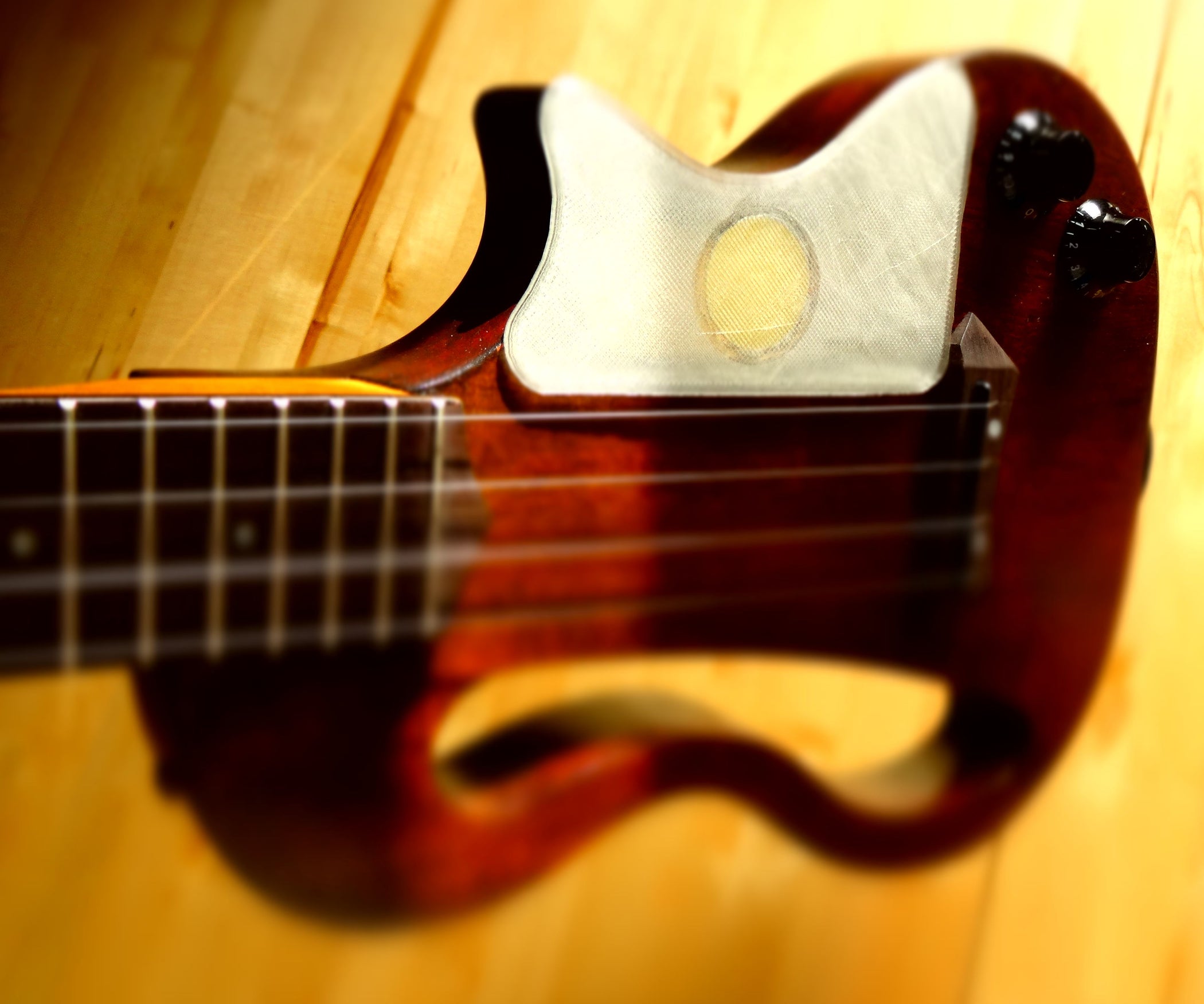 DIY Ukulele Pickguard Pad How to Make Sound With an Ukulele Pickguard