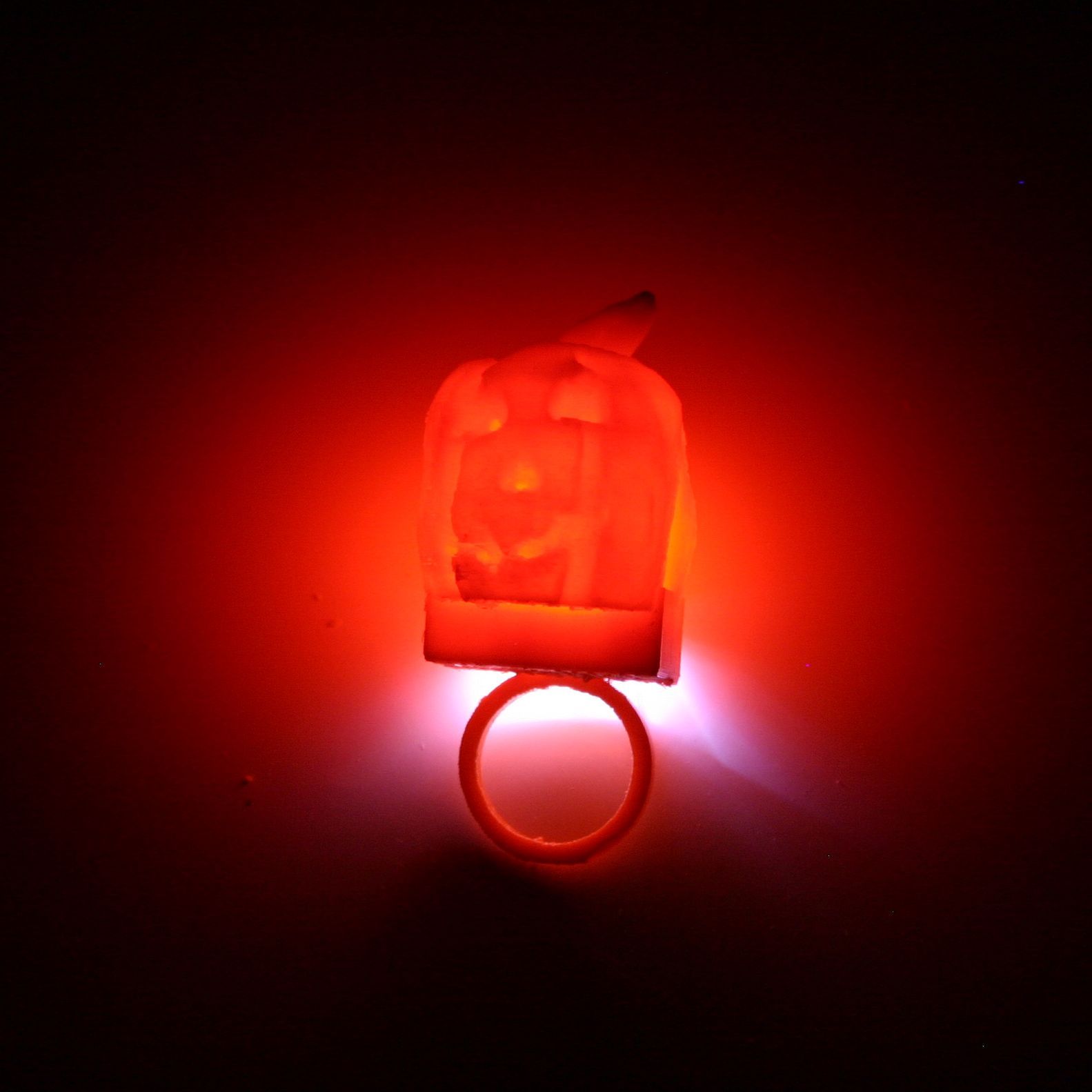 Illuminated Jack O Lantern Ring
