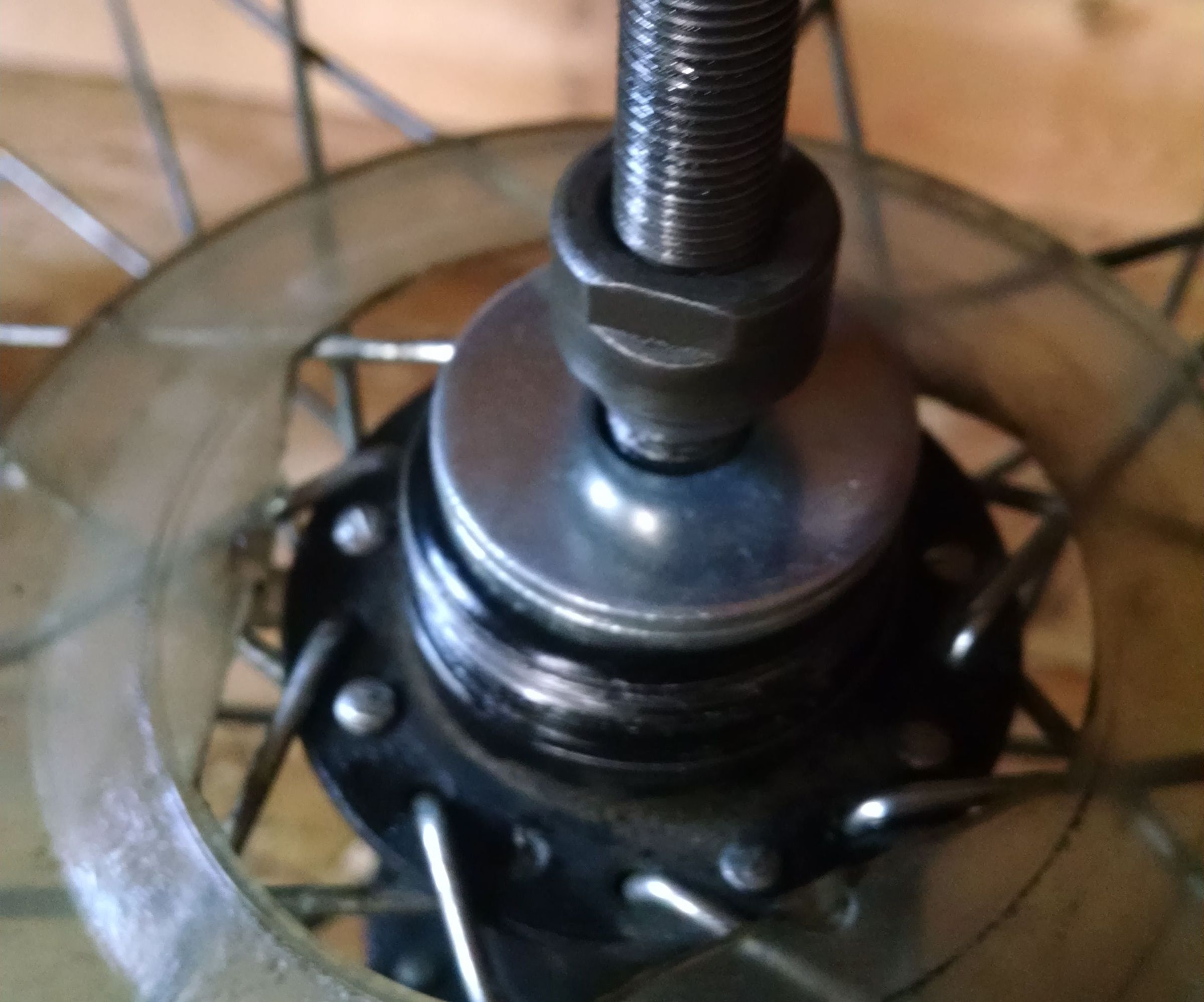 Improvised Bike Hub Repair