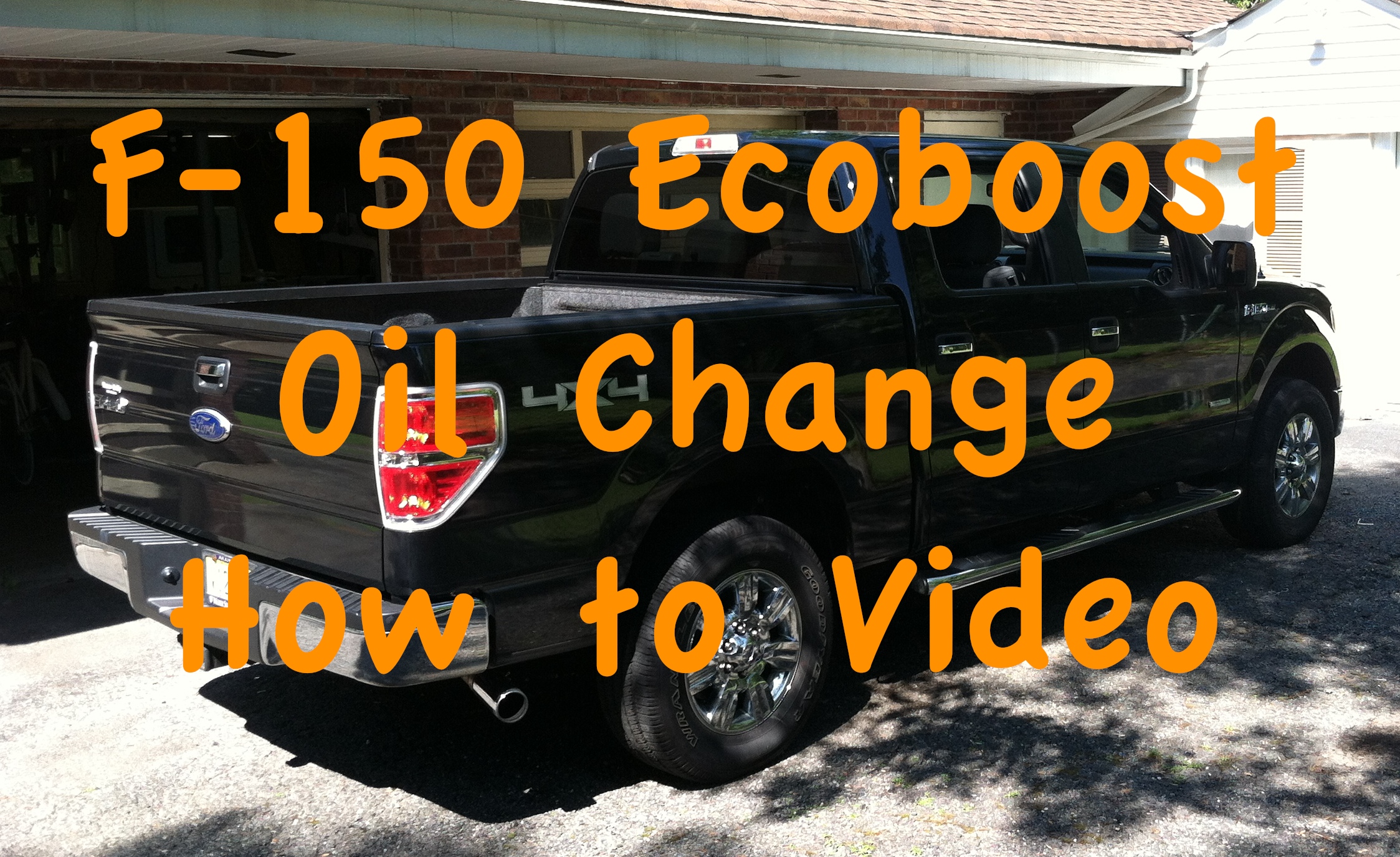 How to perform an Oil Change on a Ford F-150 Ecoboost
