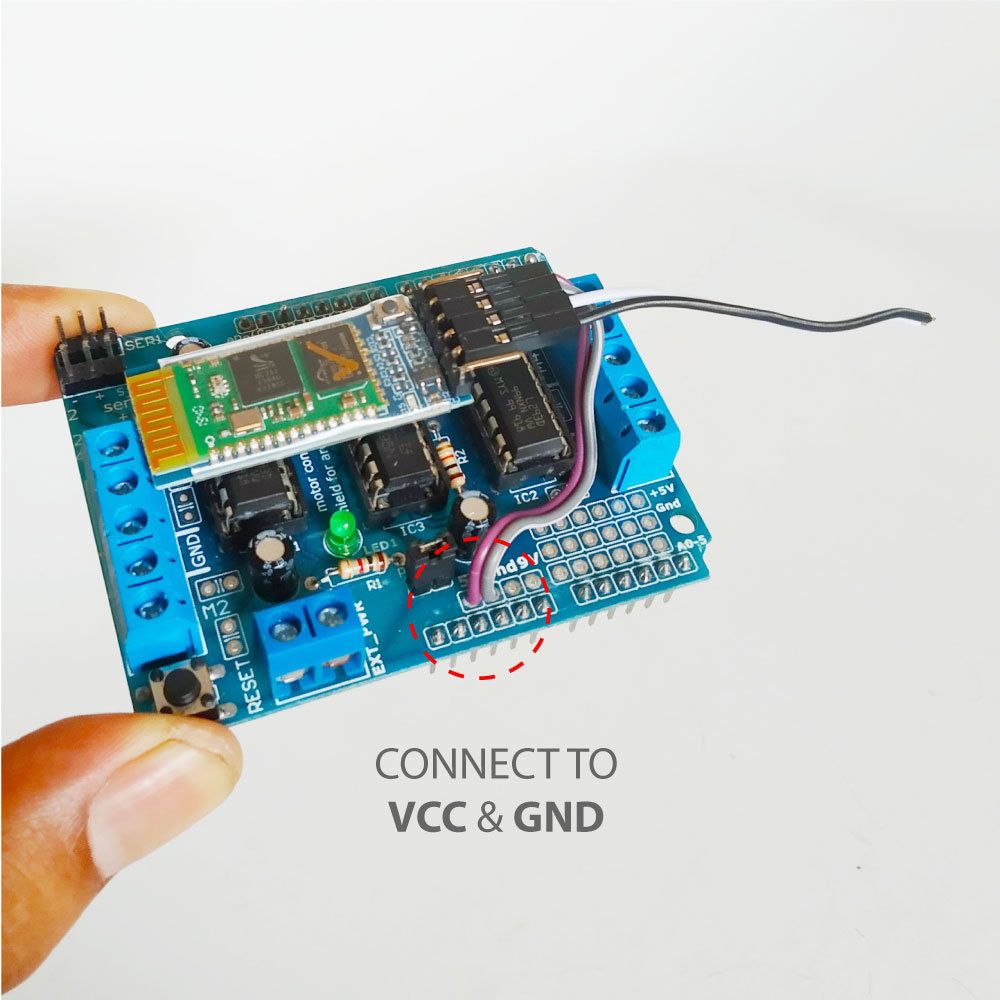 Add Bluetooth Into Motor Shield