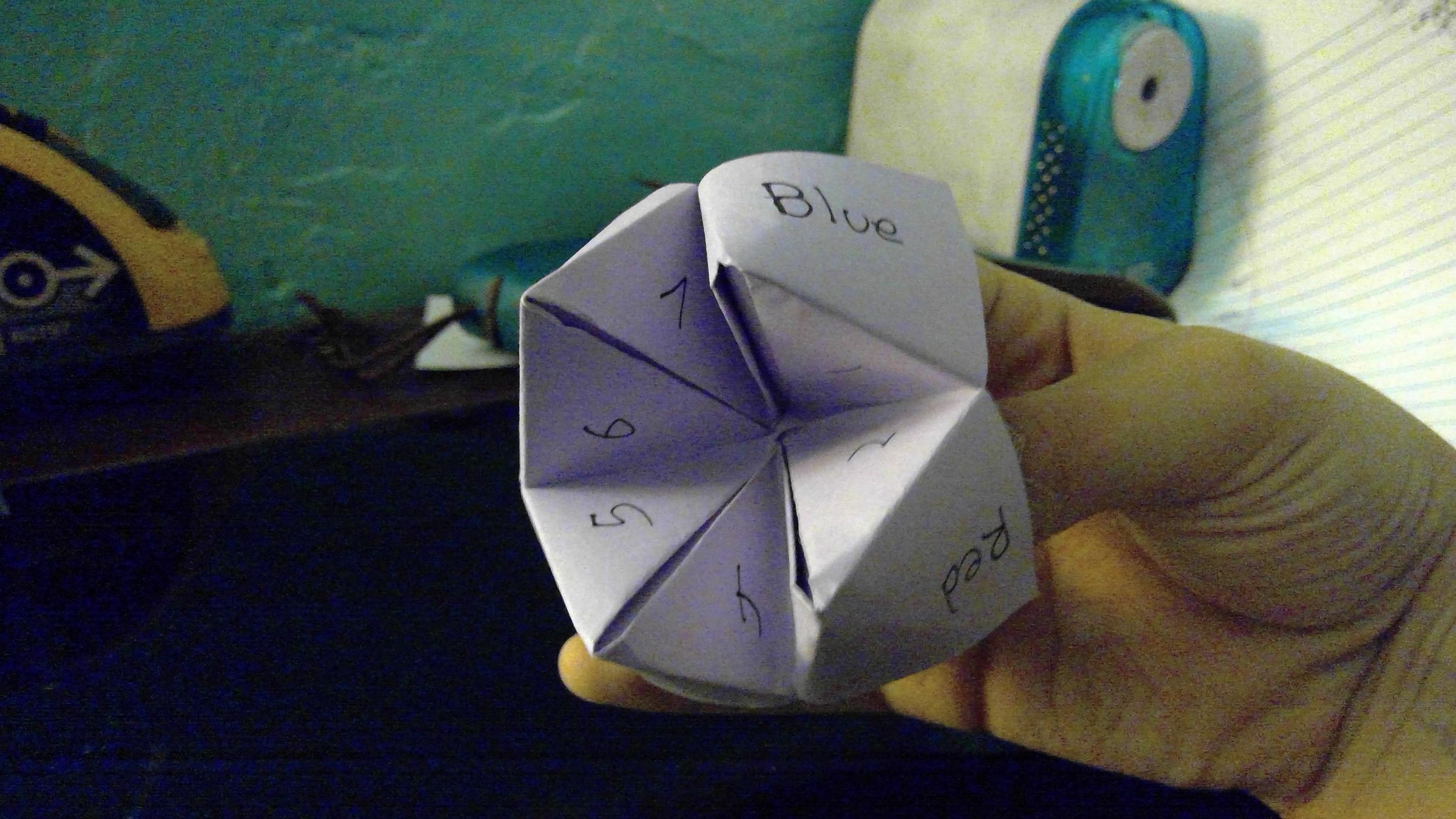 Easy Origami Fortune Teller Tutorial 7 Steps Instructables