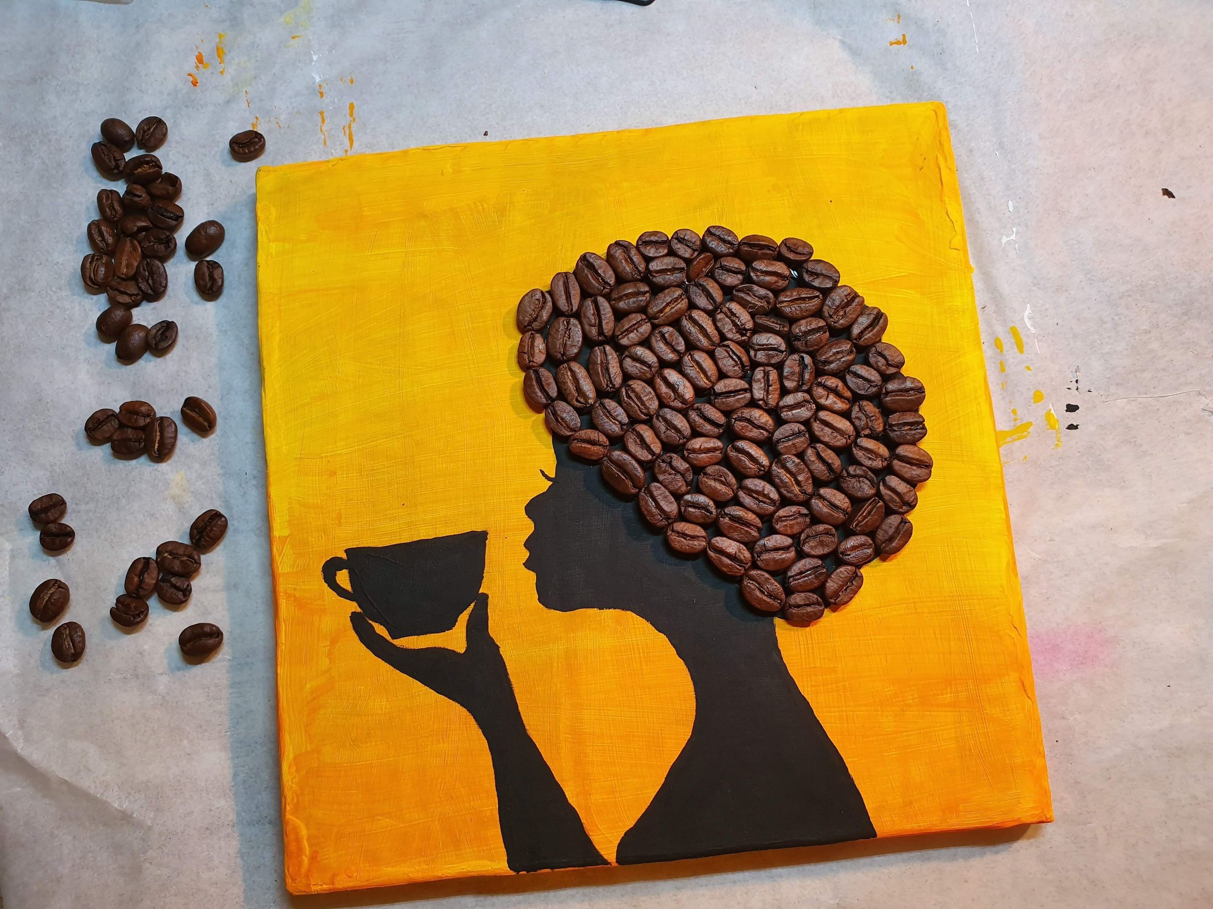 Coffee Bean Wall Art 7 Steps Instructables