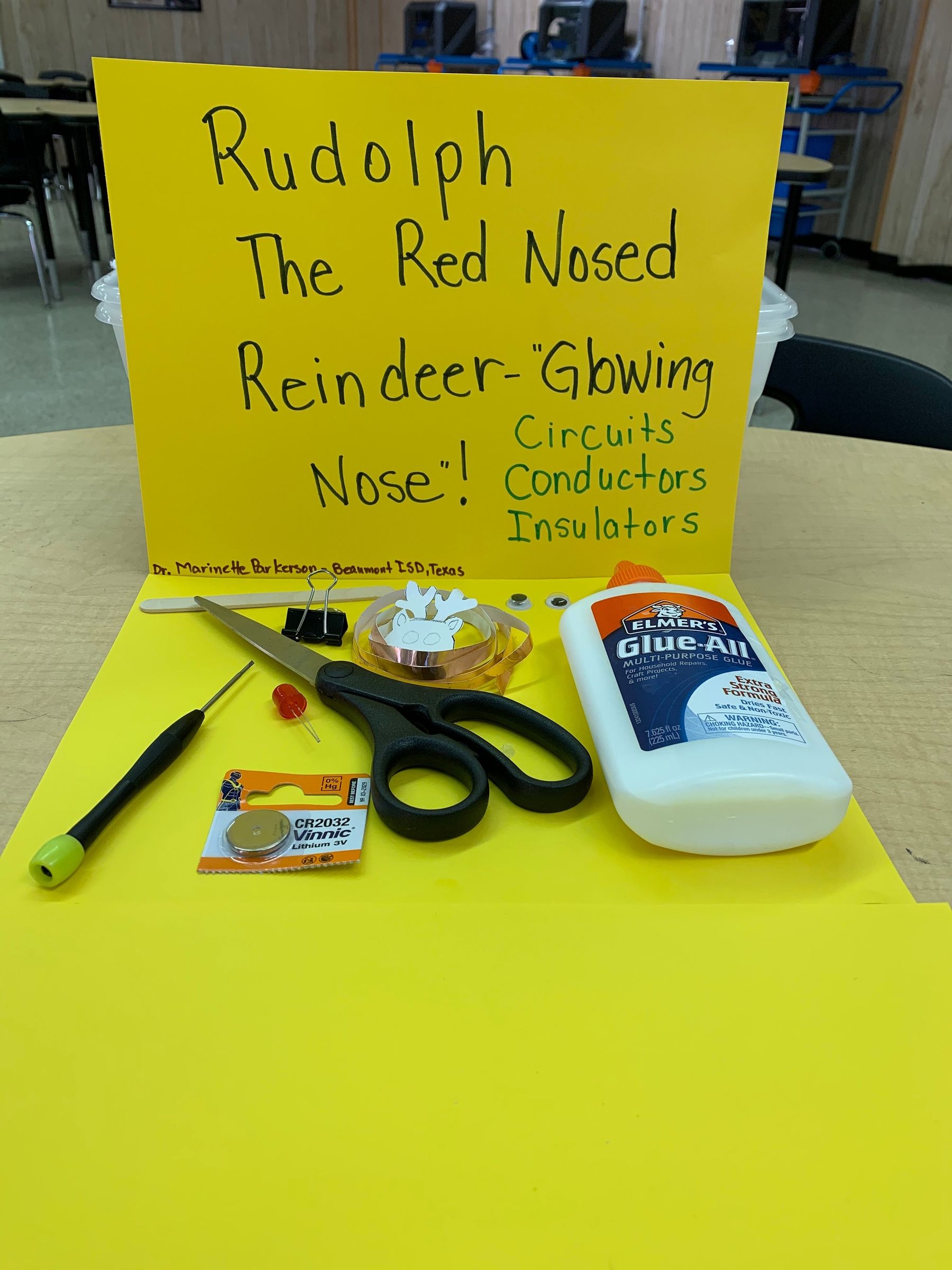 Rudolph the Red Nosed Reindeer- Glowing Nose : 6 Steps - Instructables
