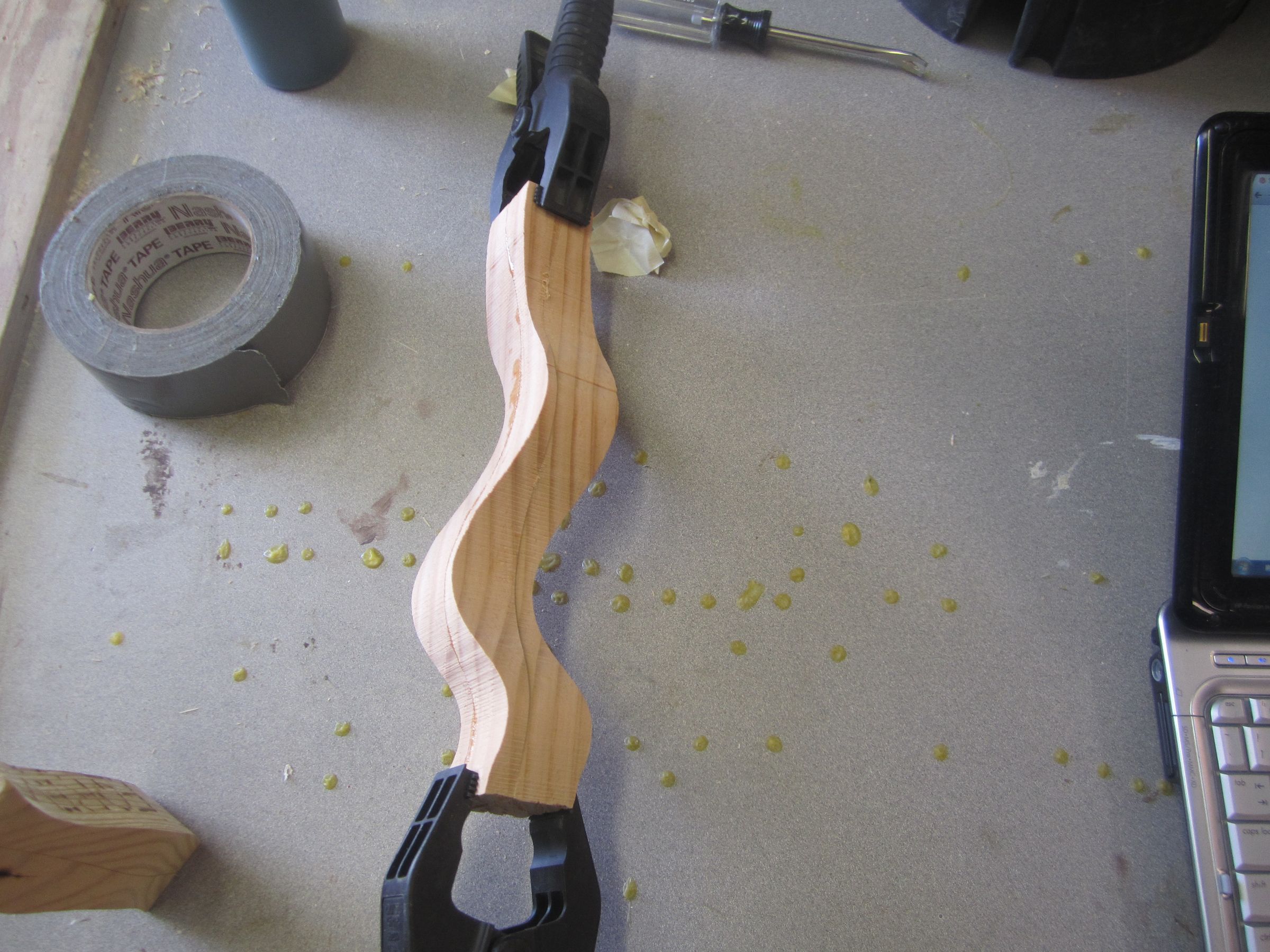 Corkscrew Out of Wood