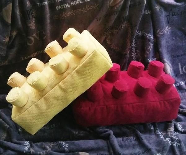 Lego® Brick Throw Pillows (with Free PDF Pattern!)