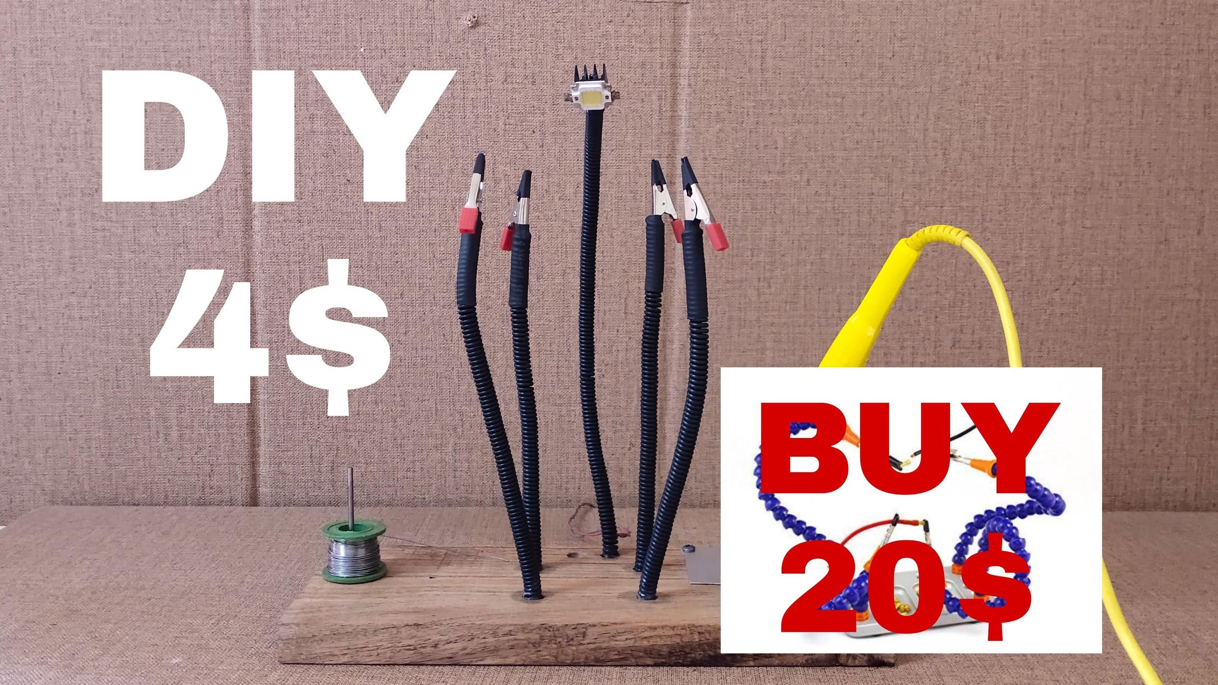 DIY Helping Hands Soldering Station 4 Steps (with Pictures