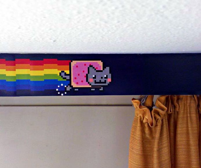 Nyan Cat Curtain Border