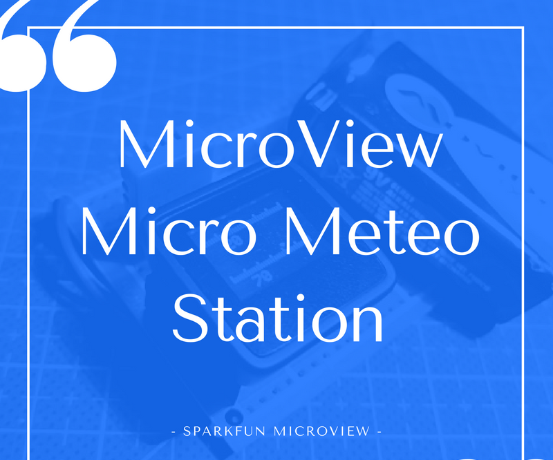 Microview DHT11 Meteo Station