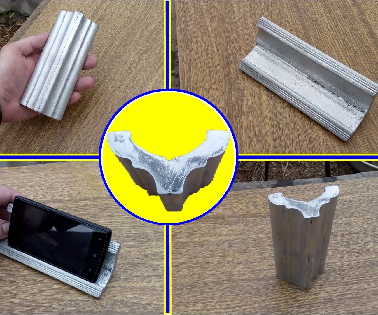 Making a Simple Casted Aluminum Phone Rack