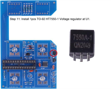 TO-92 HT7550-1 Voltage Regulator