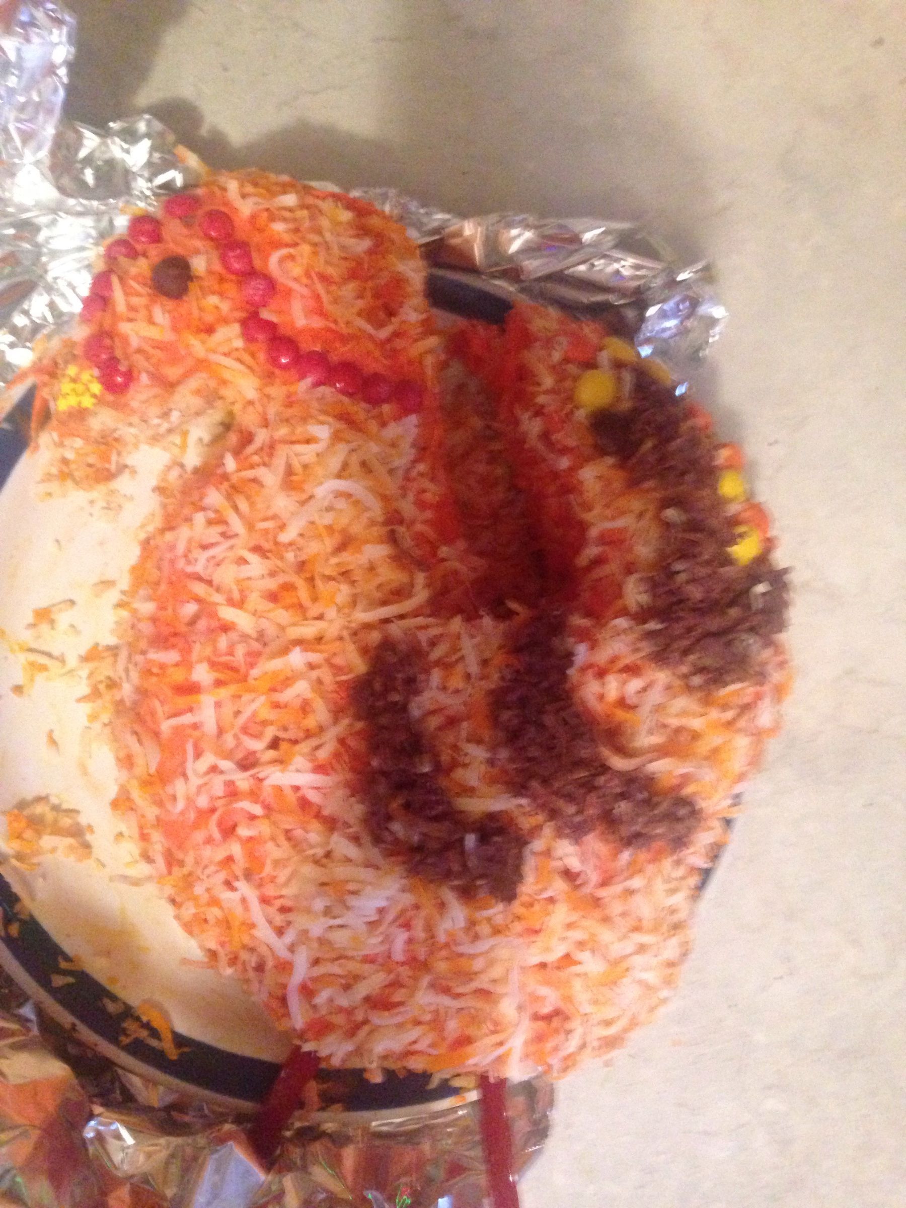 Cut Out -Turkey Cake ( Grandmas Recipe) FAIL!