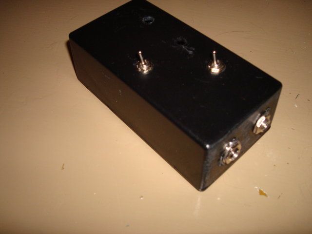 Simple overdrive effect pedal