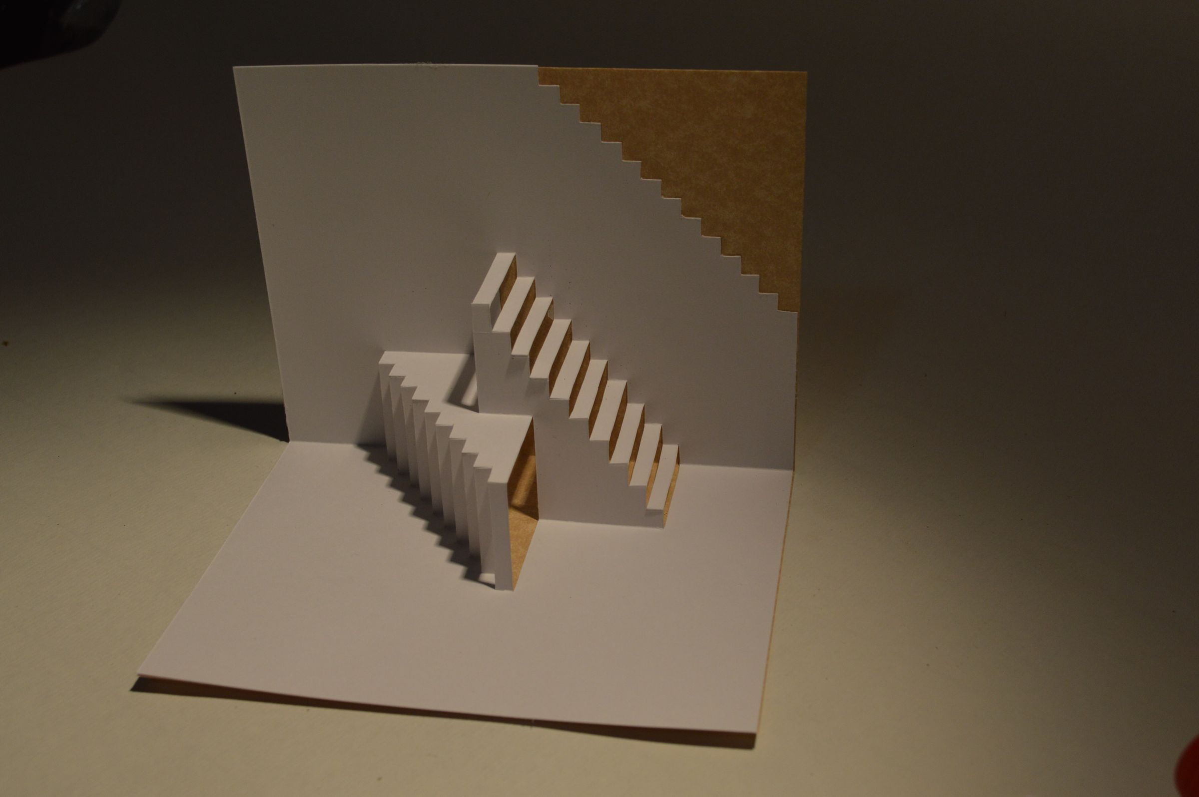 Kirigami Simple Escher Staircase
