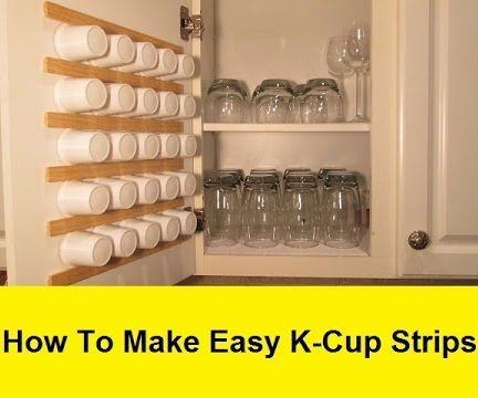 Space Saving K-Cup Strips, Fast and Easy
