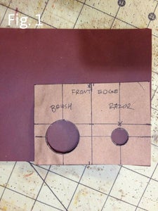 Cut Out Your Brush and Razor Rest