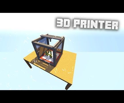 3D Printer Made Inside a Videogame