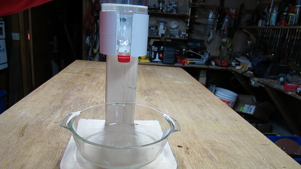 Diy gravity water dispenser outlet