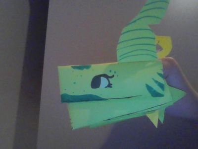 Dragon Puppet!(Paper and Tape)