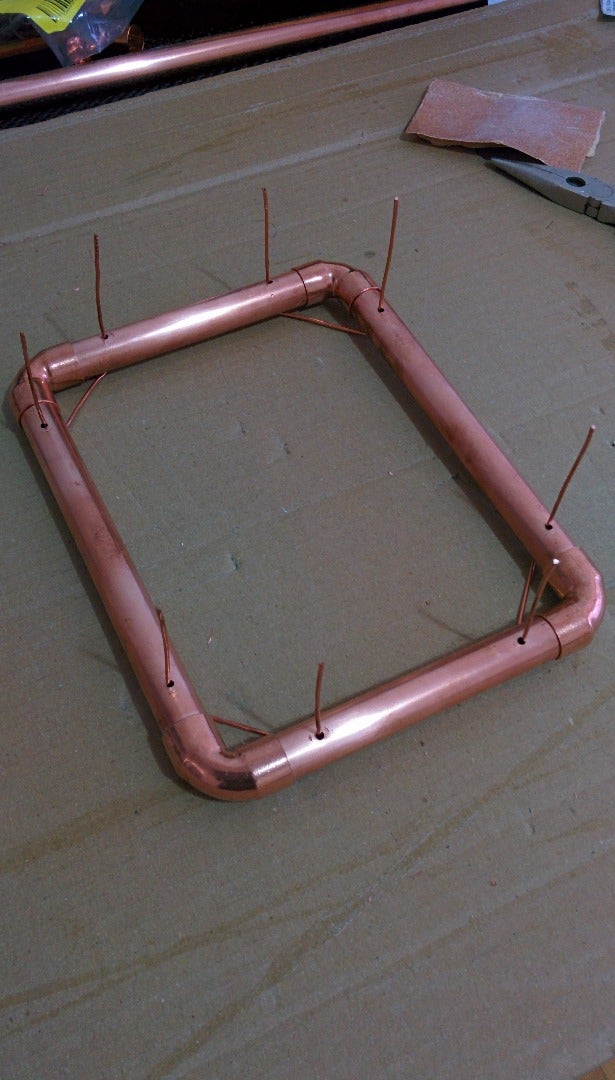 Preparing the Pipes and Building the Frames