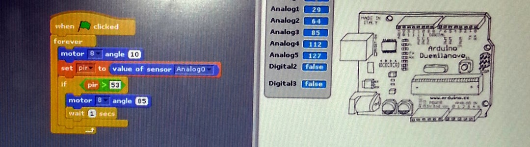 Alarm Using Arduino+ Pir+rfid Badge+servo Motor+nfc : 5 Steps ...