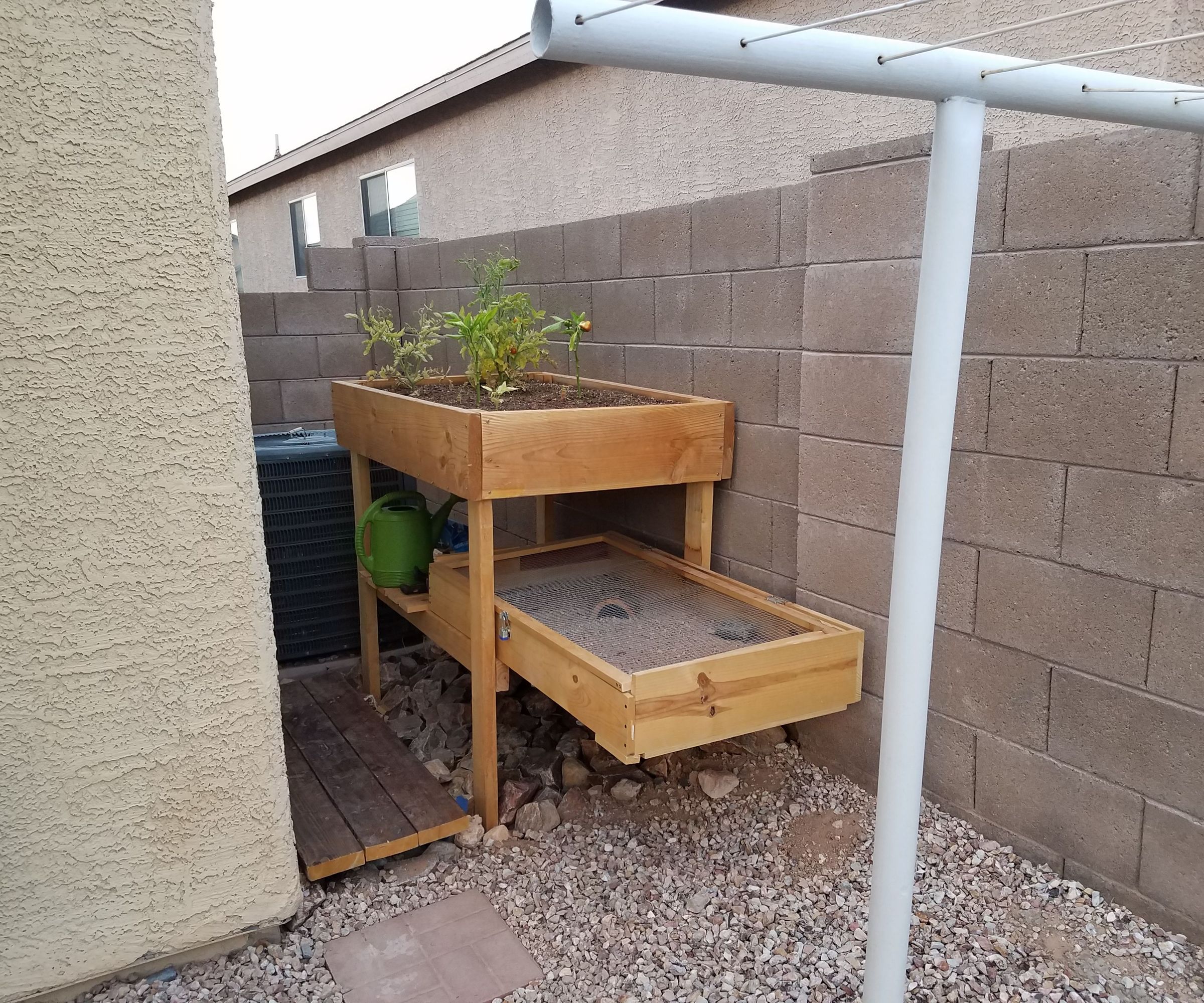 Raised Garden + Turtle Pen