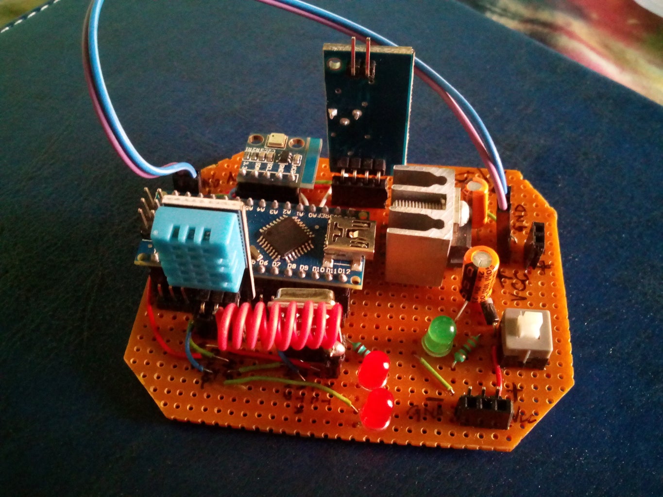 WIRELESS AUTOMATED WEATHER STATION USING ARDUINO : 8 Steps (with ...