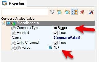 In Visuino Set Components