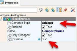 In Visuino Set Components