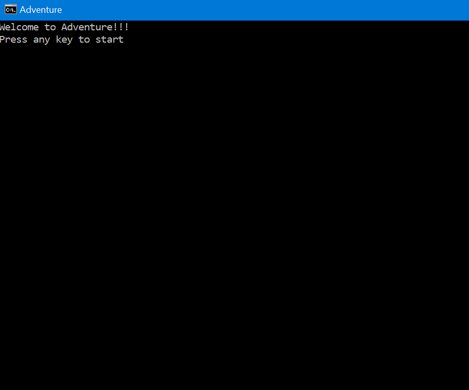 How to make a cool Adventure batch file!!