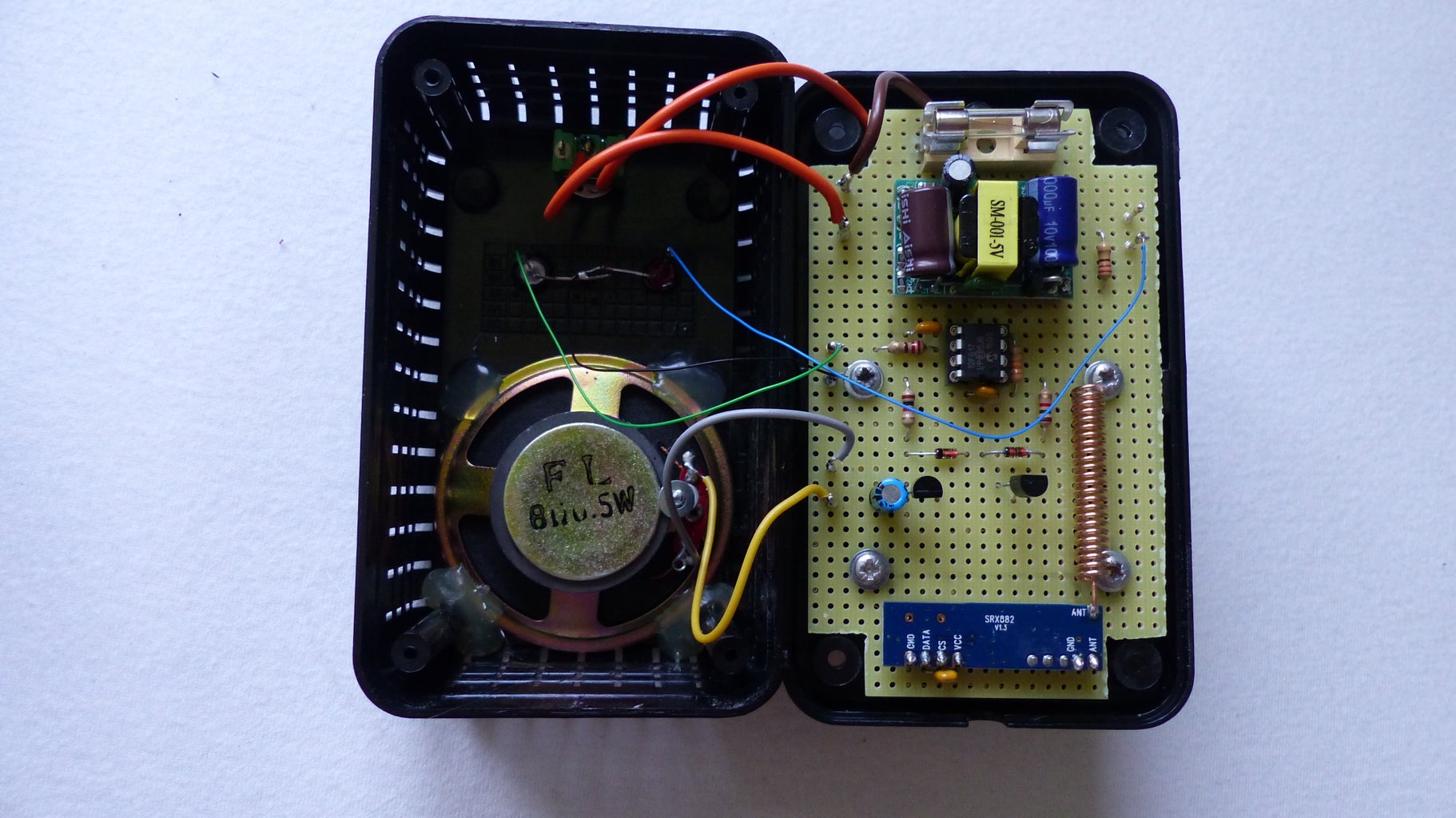 Wireless Doorbell Receiver : 3 Steps (with Pictures) Circuit Diagram