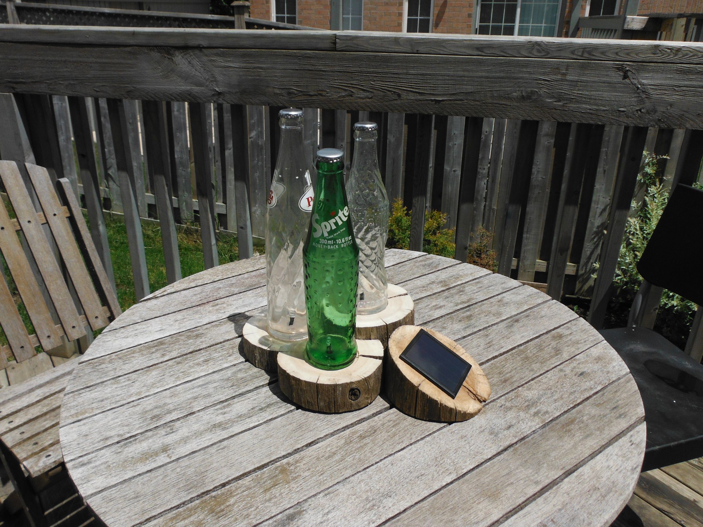 Nature-Themed Solar Bottles