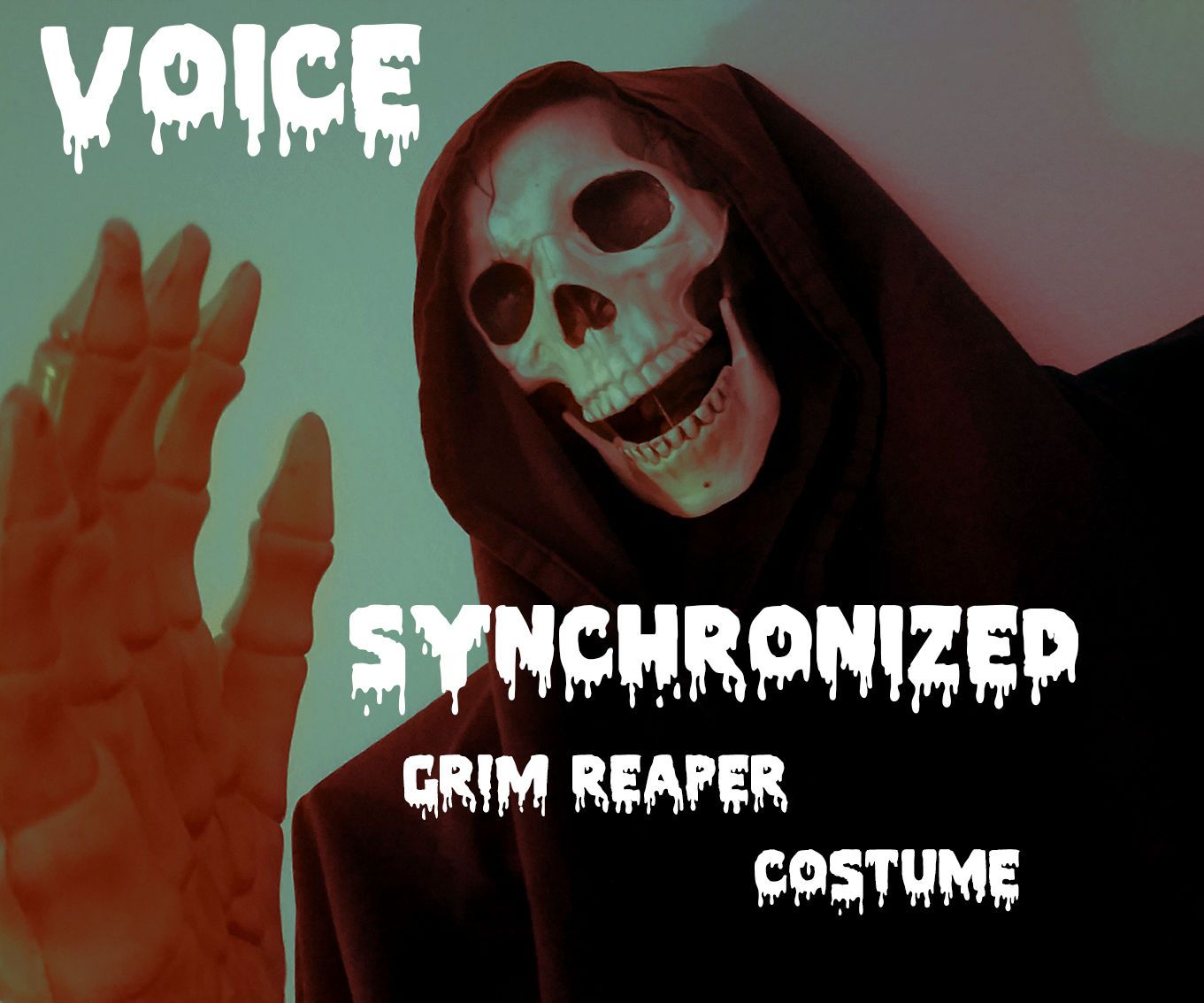 Voice Synchronized Grim Reaper Costume