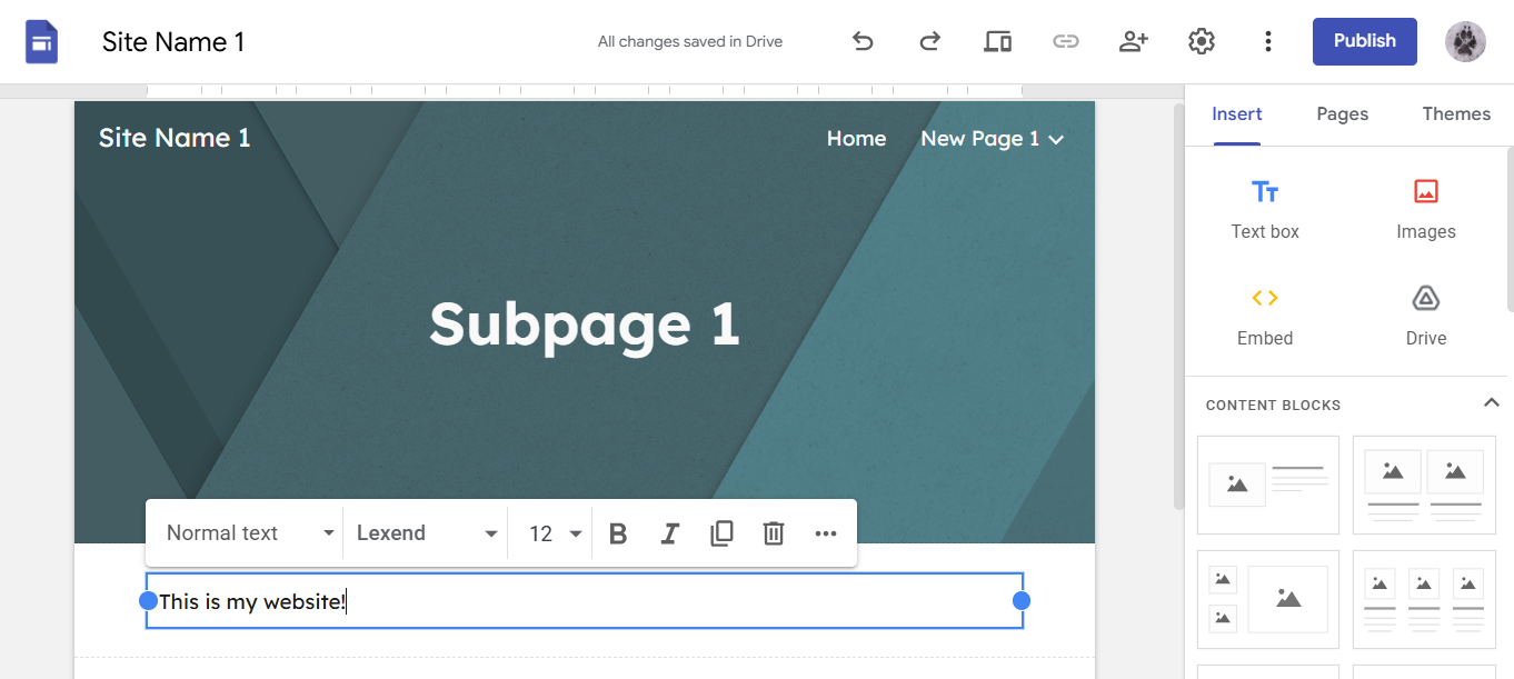 Make a Website Using Google Sites : 7 Steps - Instructables