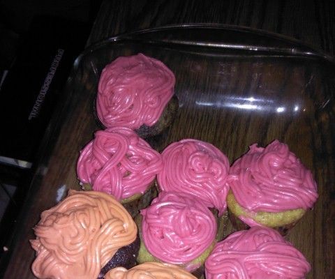 Homemade Chocolate Cupcakes and Frosting