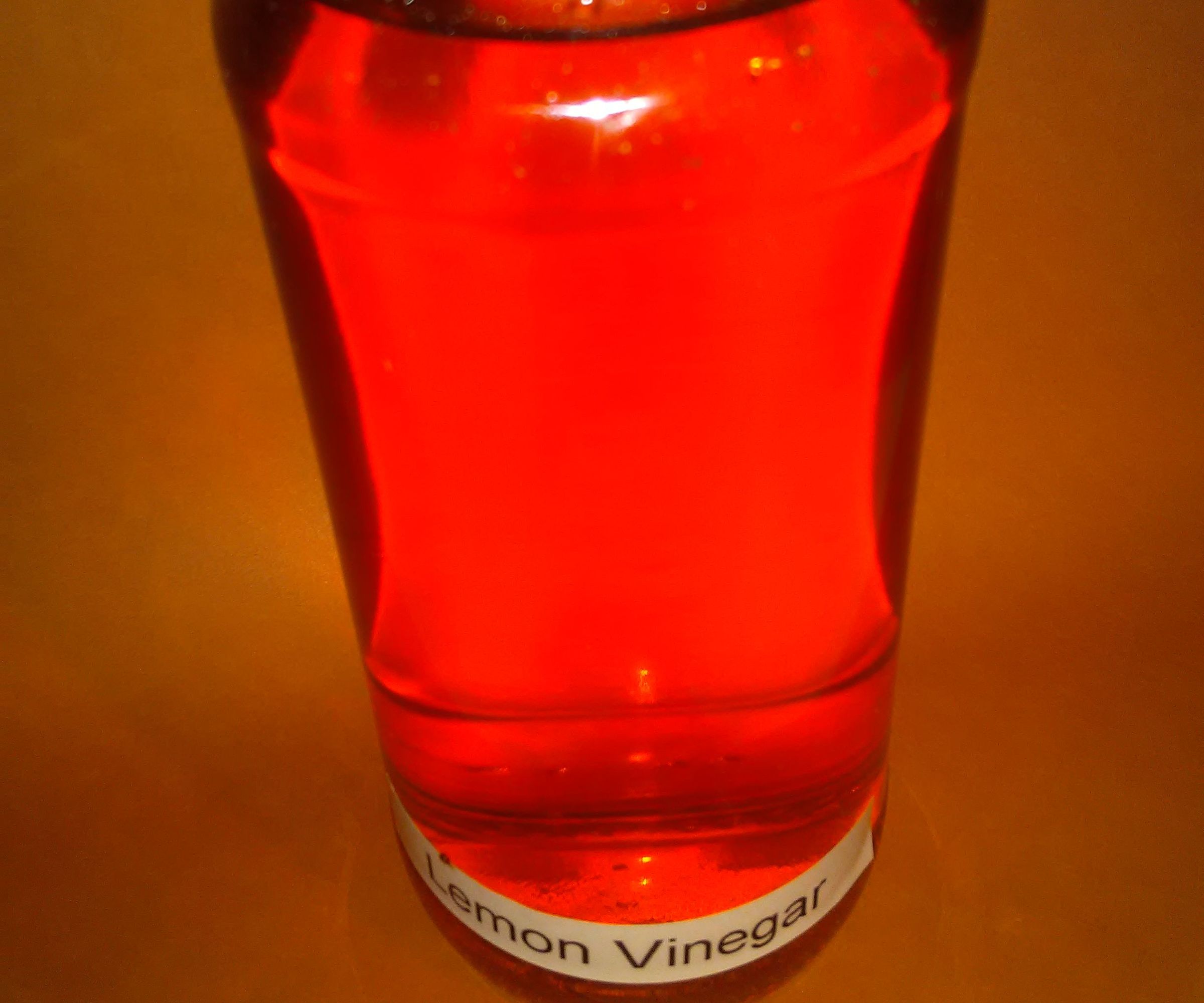 Lemon Vinegar Tincture