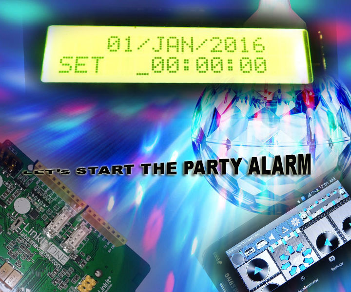 Party Start Alarm With BT Settings