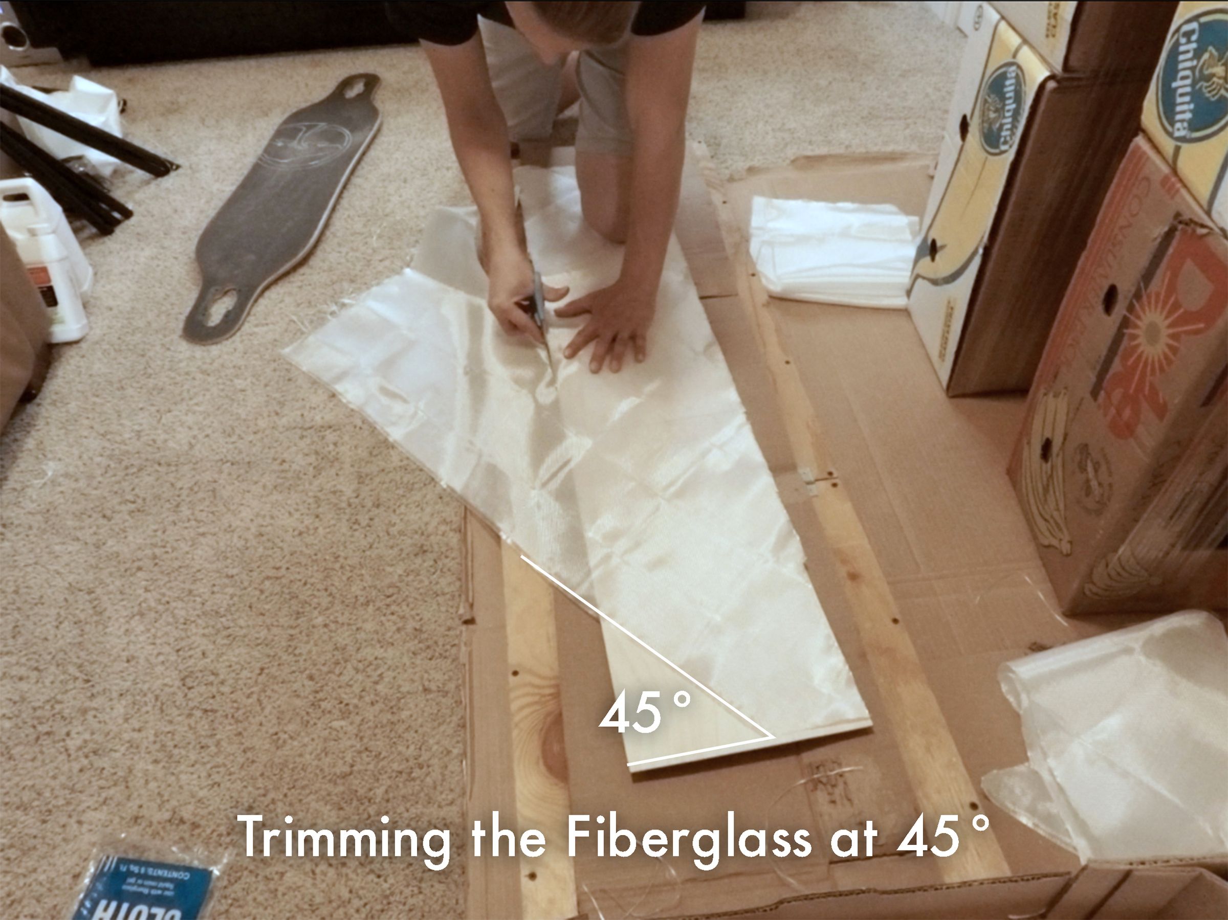 Plywood & Fiberglass Drop Through Longboard 11 Steps (with Pictures