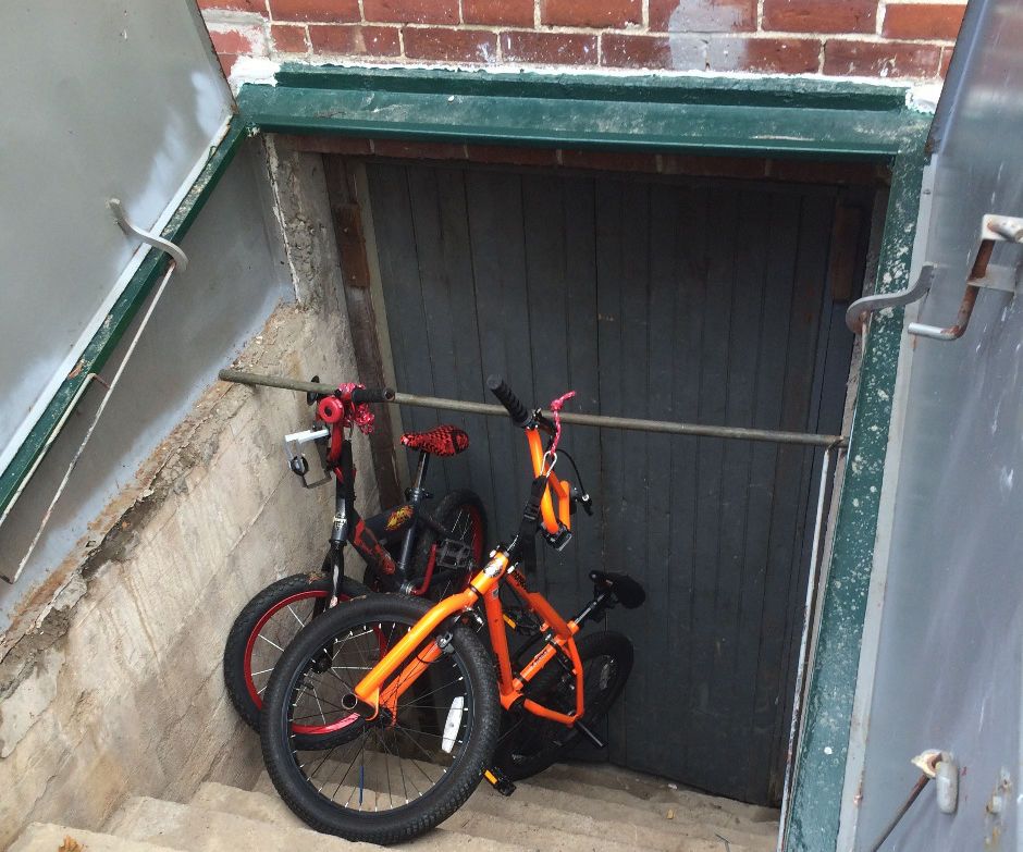 Bulkhead Bike Storage Rack