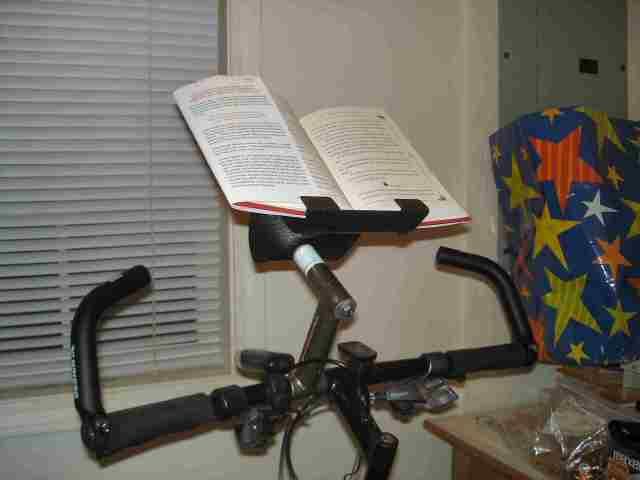 Bike Handlebar Mounted Hands-free Book Holder