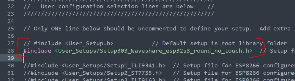 Setting Up the TFT_eSPI Library