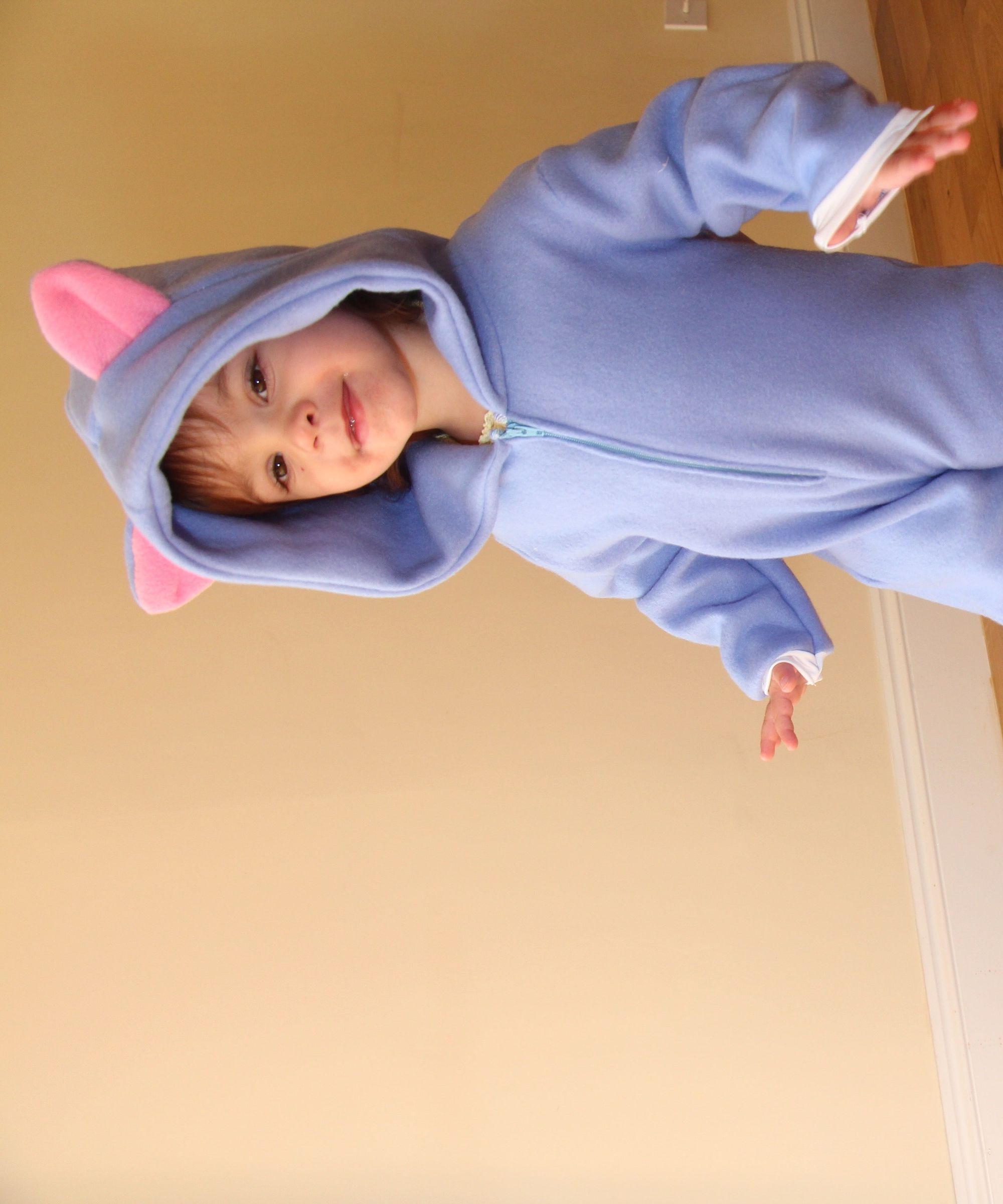 How to Sew an All-in-one Romper Pyjama