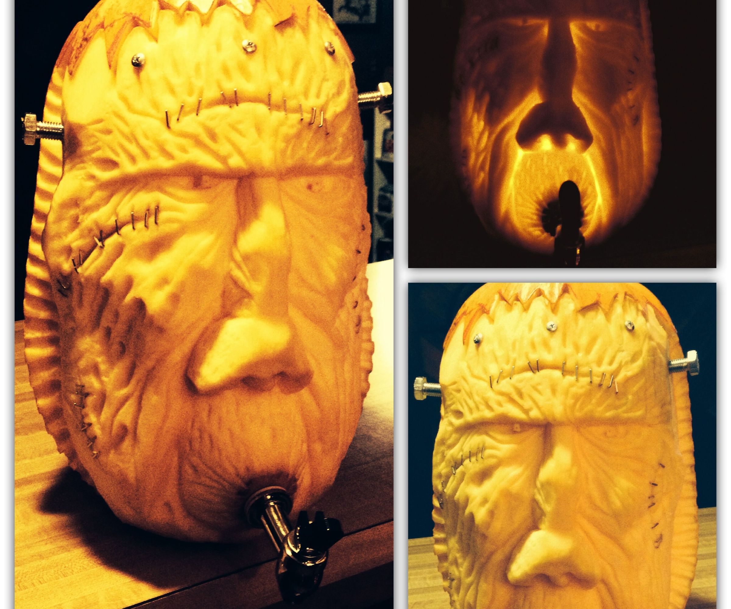 Make a Frankencooler Pumpkin