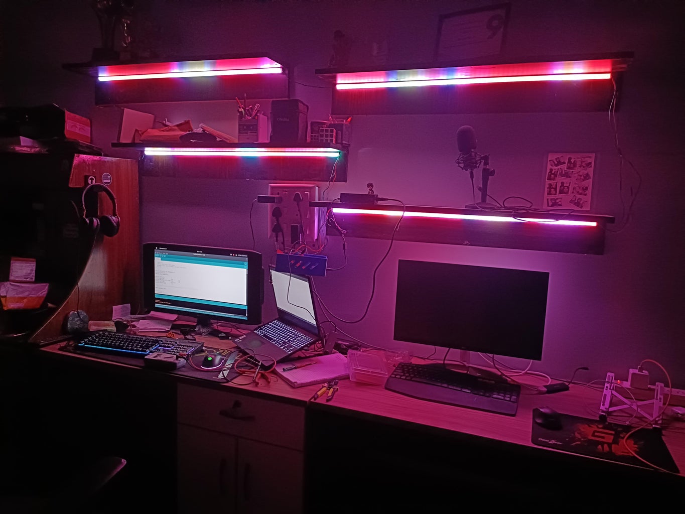 DIY RGB Shelf Lights Using ESP8266 & WLED